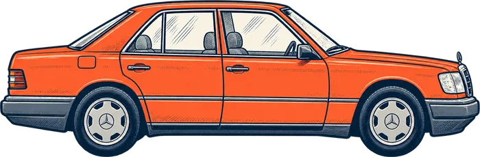 Mercedes-Benz E-Class 일러스트