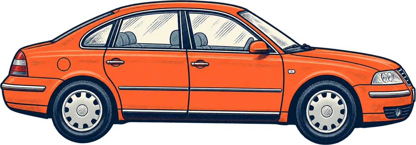 Dibujo del Volkswagen Passat